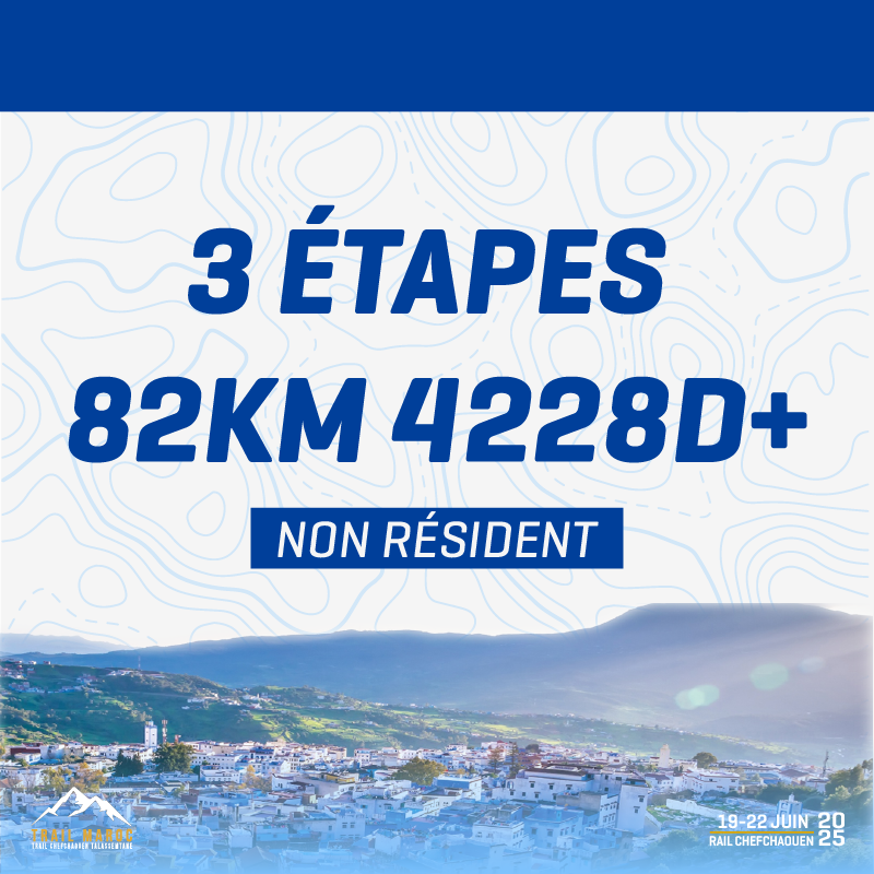 Trail Chefchaouen Talassemtane 3 étapes Non Résident