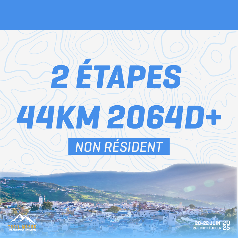 Trail Chefchaouen Talassemtane 2 étapes Non Résident