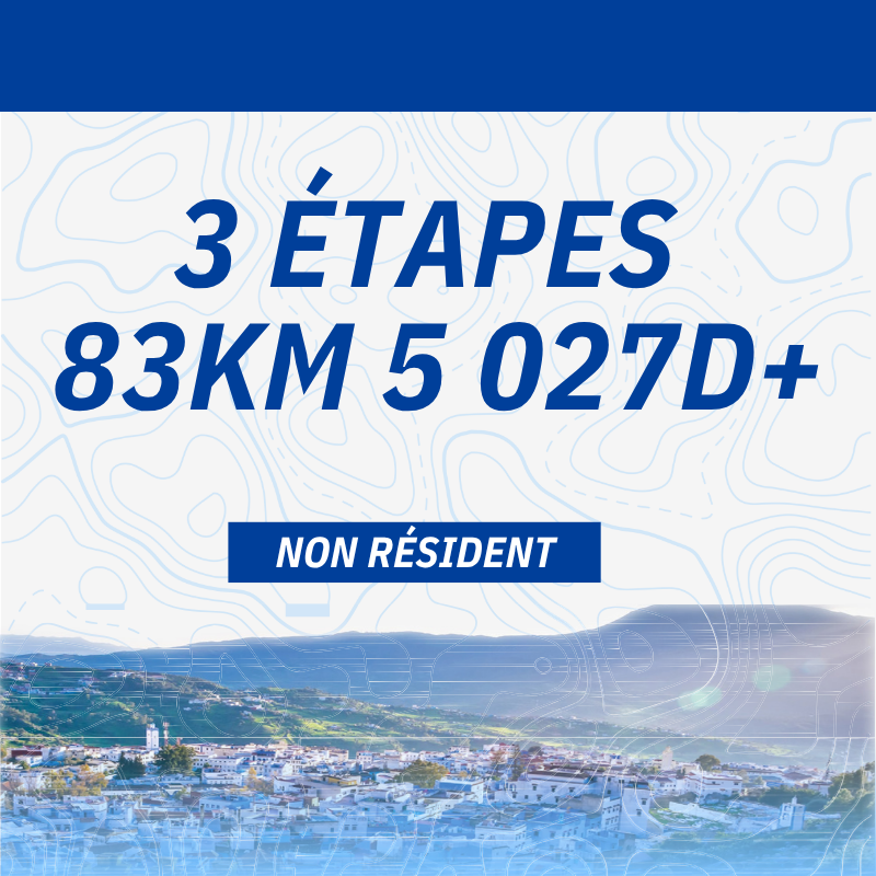 Trail Chefchaouen Talassemtane 3 étapes Non Résident