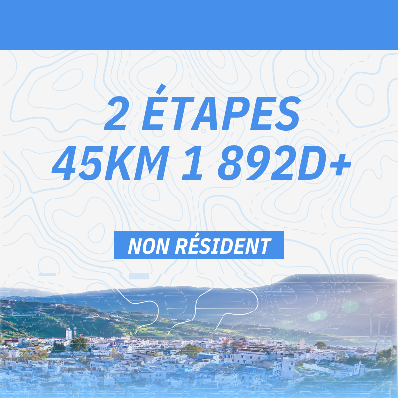 Trail Chefchaouen Talassemtane 2 étapes Non Résident